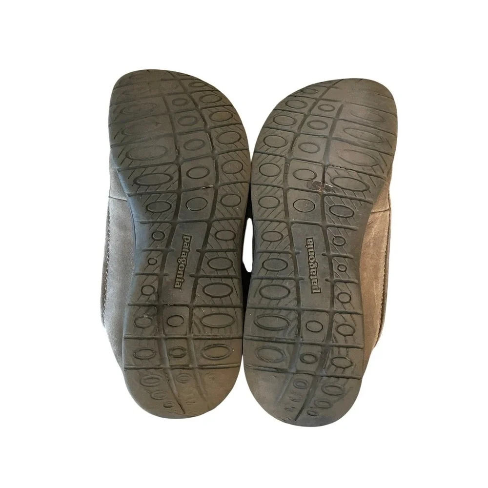 Patagonia Bungee Cord‎ Leather Moc Toe Shoes Mens 10.5 Brown Granola Gorpcore